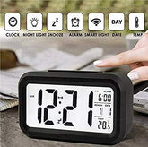 RXP LED Digital Table Clock with Date, Temperature Display & Night Light – Modern Desktop Alarm Clock for Home & Office