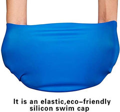 RXP Swimming Goggles Cap Combo Set - Anti-Fog Waterproof Kit with Ear Plugs & Nose Clip for Men Women Kids