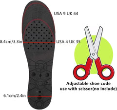 RXP Height Increase Insoles for Men & Women – Adjustable 4 Layer Elevator Shoe Inserts, Invisible Height Booster 3-9cm, Memory Foam Comfort Heel Lift Insoles for Sneakers, Formal Shoes & Boots