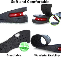 RXP Height Increase Insoles for Men & Women – Adjustable 4 Layer Elevator Shoe Inserts, Invisible Height Booster 3-9cm, Memory Foam Comfort Heel Lift Insoles for Sneakers, Formal Shoes & Boots