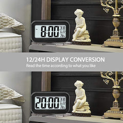 RXP LED Digital Table Clock with Date, Temperature Display & Night Light – Modern Desktop Alarm Clock for Home & Office