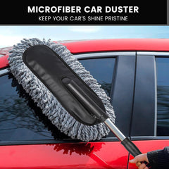 RXP Microfiber Car Duster with Extendable Handle | Scratch-Free Car Cleaning Brush