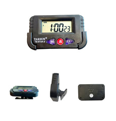 RXP Digital Dashboard Clock with Alarm & Stopwatch – Portable Car and Desk LCD Clock